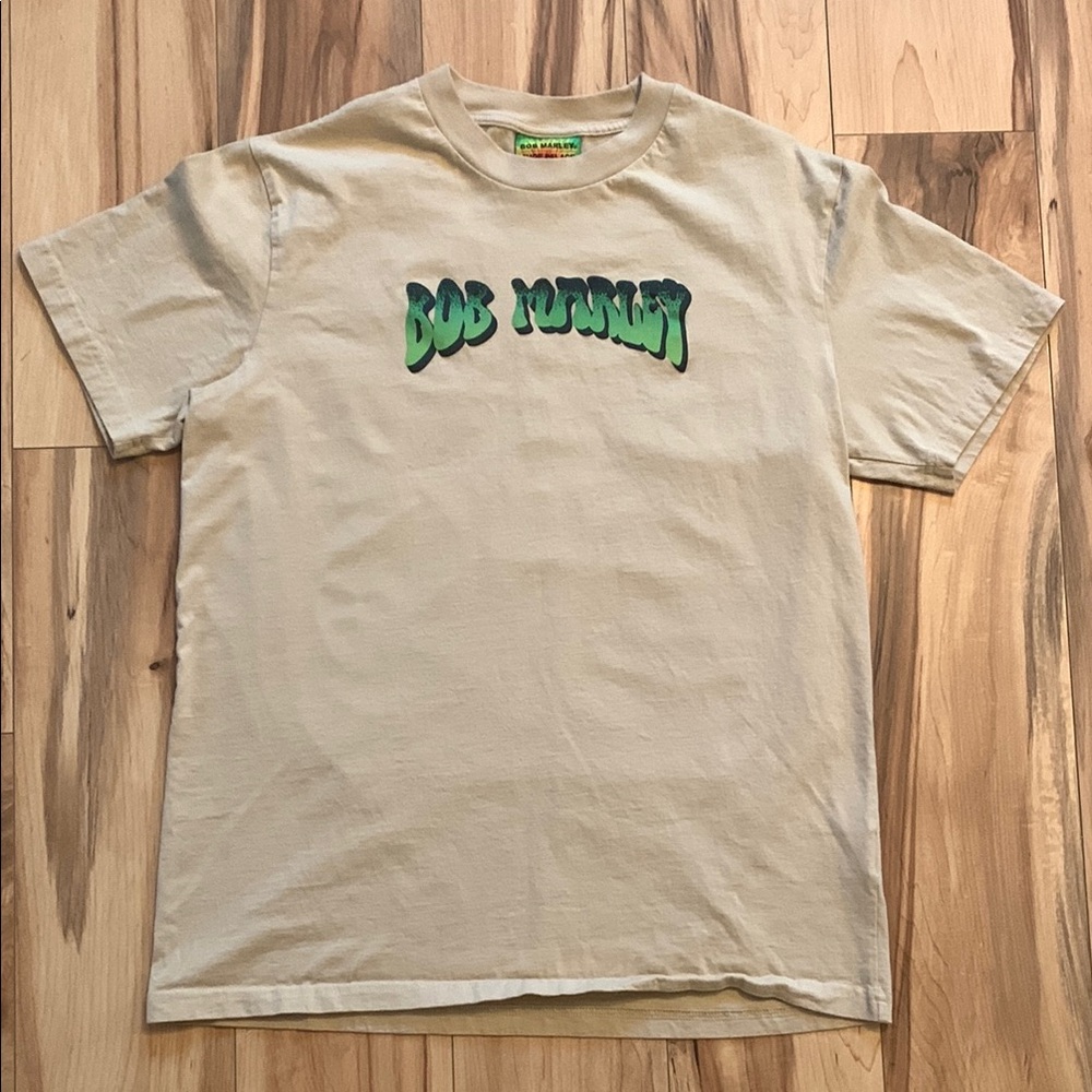 Bob Marley Beige Graphic Tee
